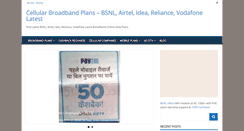 Desktop Screenshot of cellularbroadbandplans.com